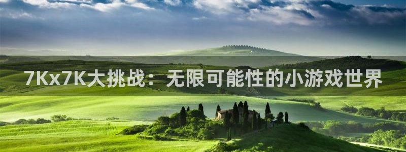 杏宇娱乐登录官网网址入口：7Kx7K大挑战：无限可能性的小游